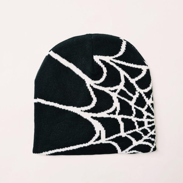 Spider Spiderweb Beanie Hat - Image 2