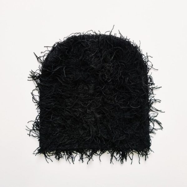Cotton Distressed Shabby Beanie Hat