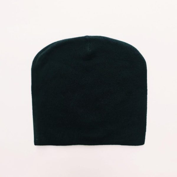 Black & White Crucifix Graphic Beanie Hat - Image 2