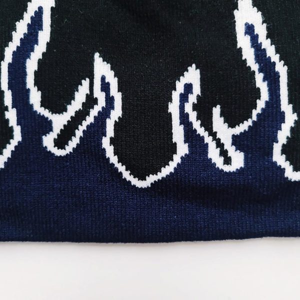 Flame Graphic Beanie Hat - Image 3