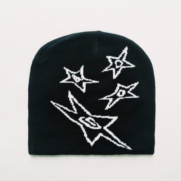 Star Graphic Beanie Hat