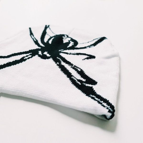 Spider Graphic Beanie Hat - Image 2